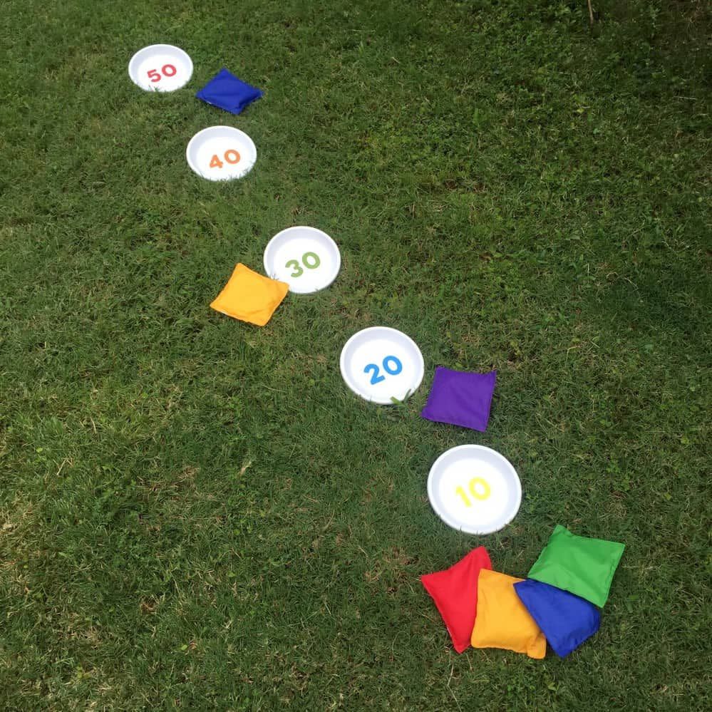 diy bean bag toss picnic games