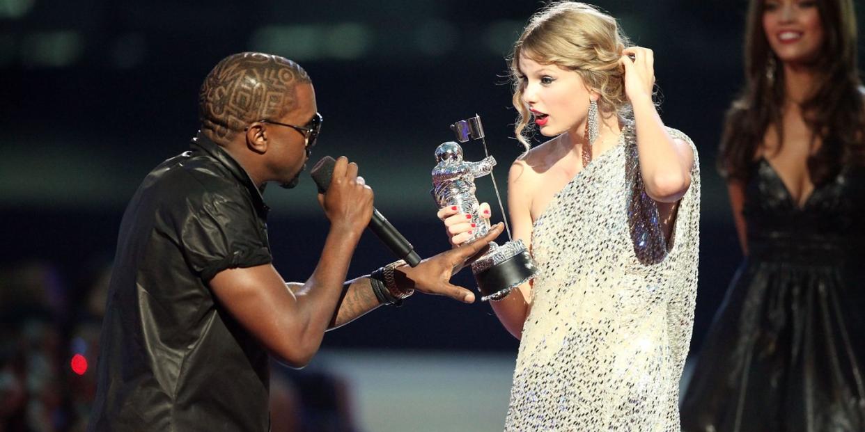 taylor swift kanye west vmas