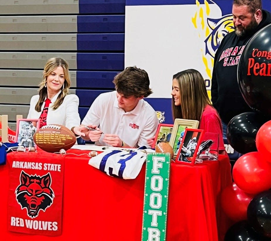 Benton wide receiver and Times All-City athlete Pearce Russell is headed to Arkansas State.