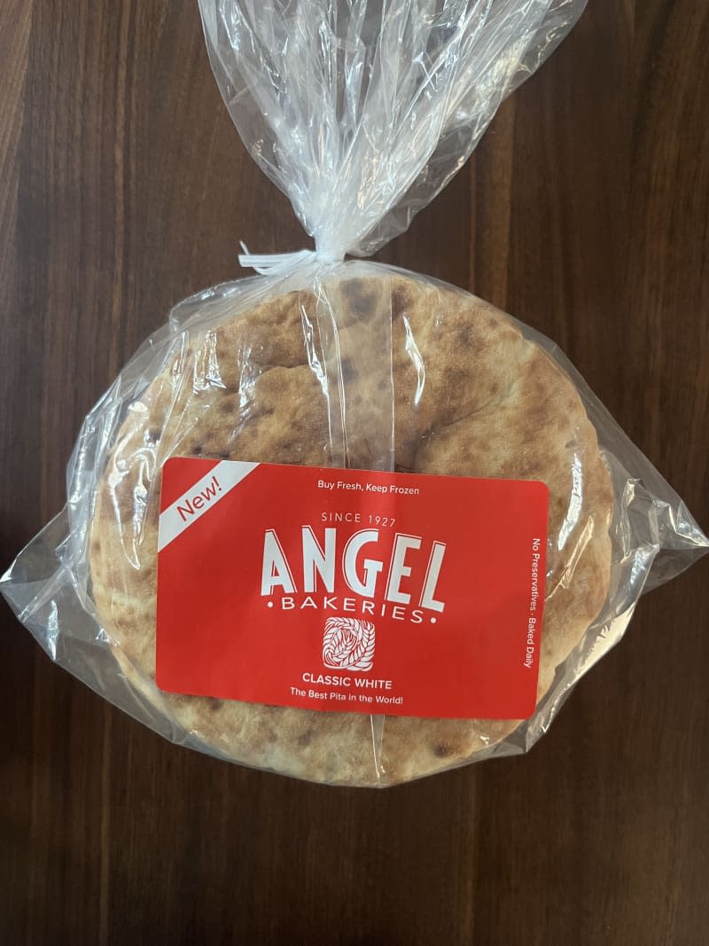 Angel pita bread, pita in plastic bag