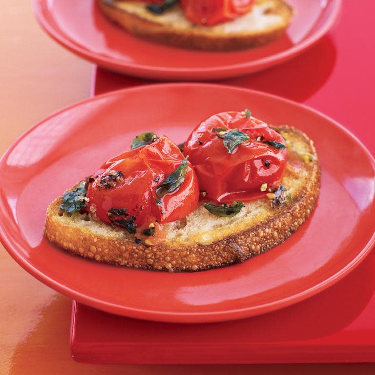 Cherry Tomato Toasts