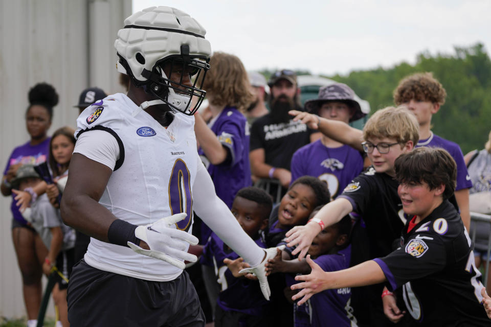 Despite the stars and buzz on the other side of the ball, Roquan Smith and the Ravens&#39; defense have had a leg up in training camp so far. (Brent Skeen-USA TODAY Sports