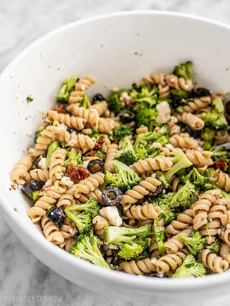 Sweep the Kitchen Pasta Salad from Budget Bytes