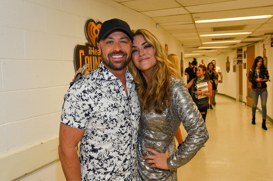 <p>Cody Alan and Anne Hudson attends the 2017 iHeartCountry Festival, A Music Experience by AT&T at The Frank Erwin Center on May 6, 2017 in Austin, Texas. (Photo: Rick Kern) </p>