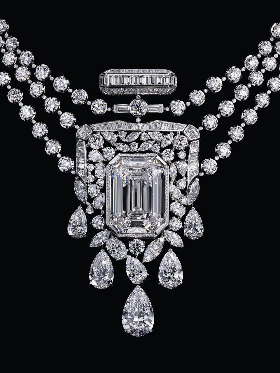 Photo credit: 55.55 Necklace’ in 18K  White Gold and Diamonds by CHANEL High Jewellery