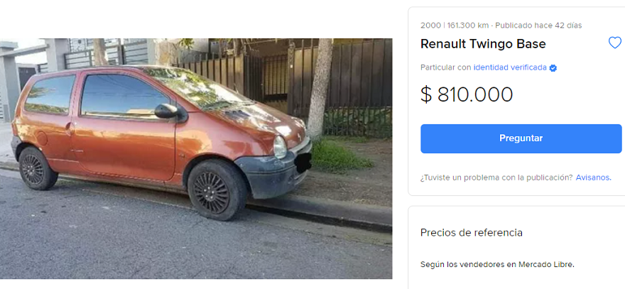 Renault Twingo, un auto muy valorado.