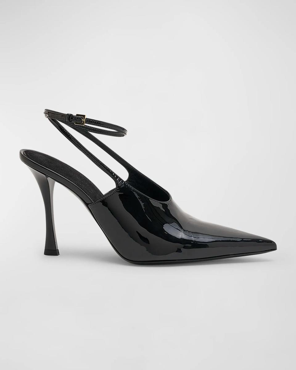 Givenchy, slingback, pumps, patent leather