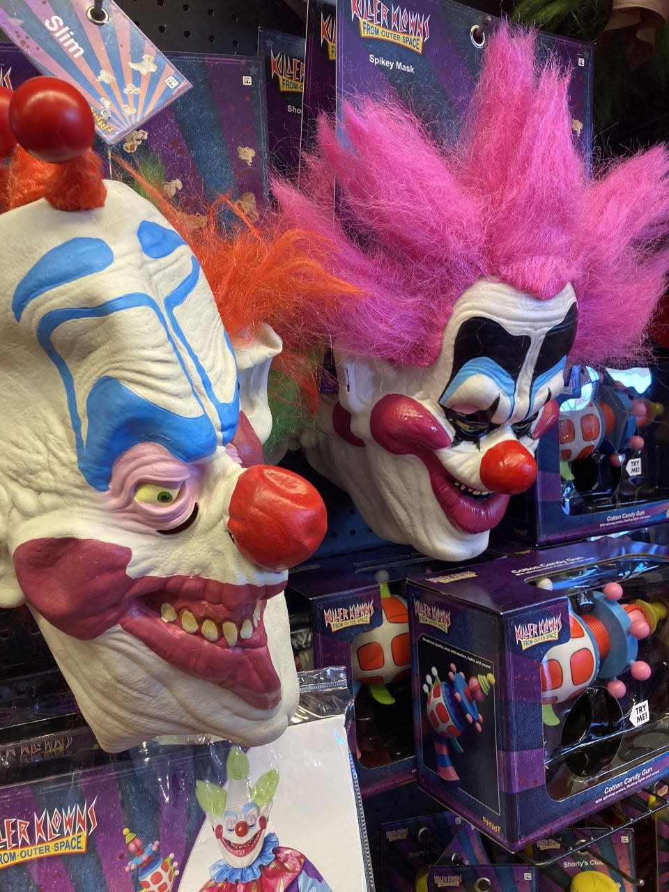 Clowns seem to be among the popular costumes for young men this Halloween in El Paso.