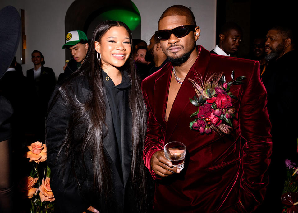 Storm Reid, Usher at USHER'S Secret Garden Met Gala After Party hosted at The Times Square EDITION