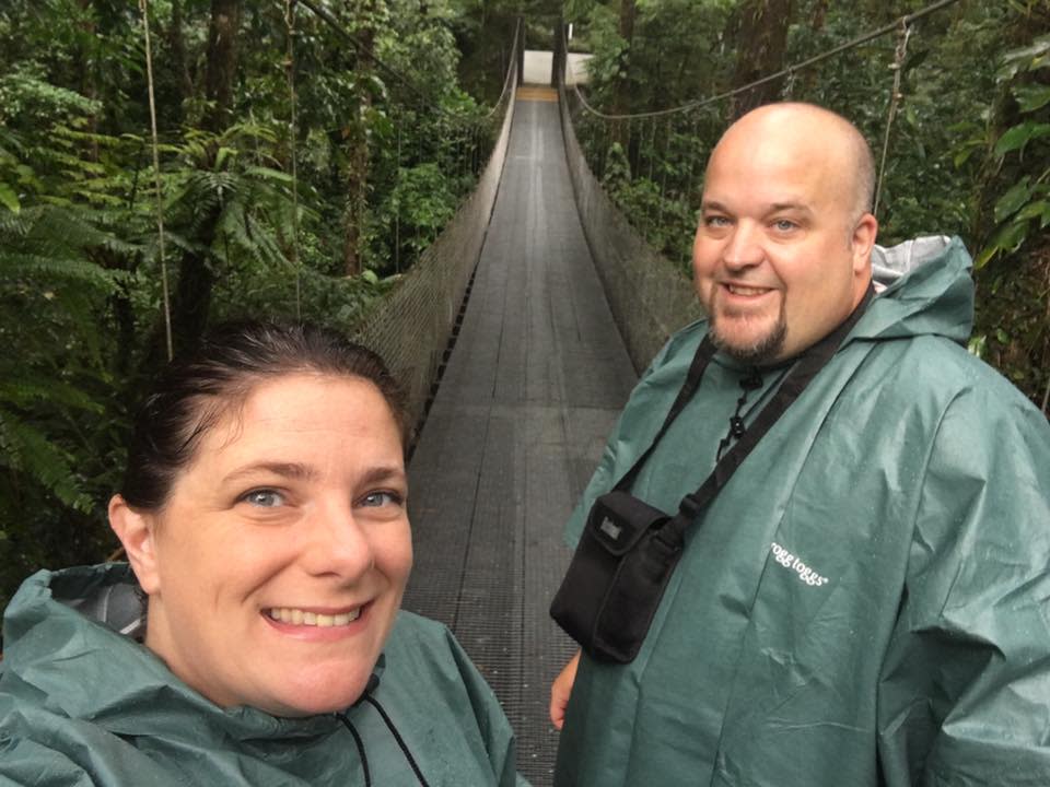 Jenny Swarers and Dustin Morgan have postponed their wedding three different times due to floods. (Photo: Jenny Swarer via Facebook)