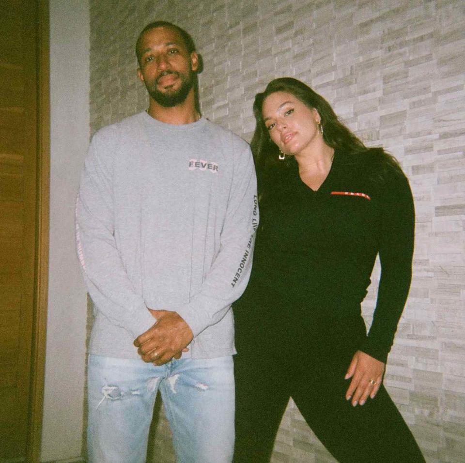 Ashley Graham and Justin Ervin