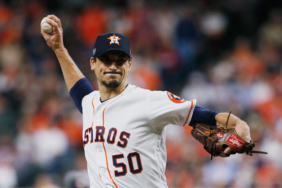 Charlie Morton’s two-year star turn in Houston won him a World Series ring and plenty of fans around the game. (Getty Images)