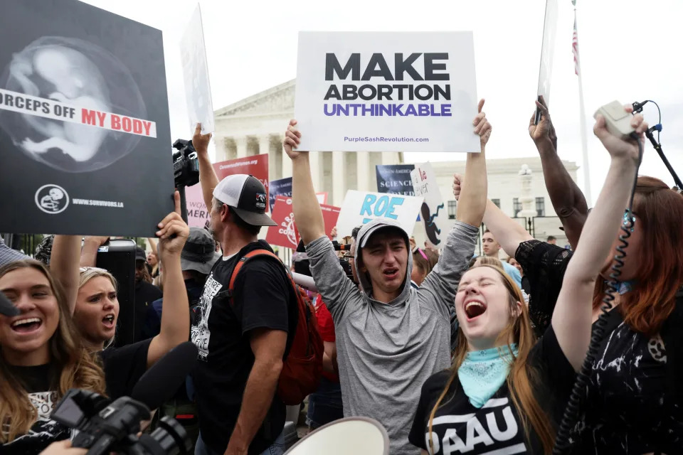 Corte suprema Usa abolisce il diritto all'aborto, ora gli Stati possono vietarlo (REUTERS/Evelyn Hockstein)