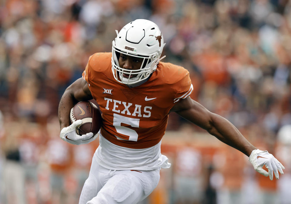 Any team that drafts Texas running back Bijan Robinson is getting a reliable player. (Photo by Adam Davis/Icon Sportswire via Getty Images)