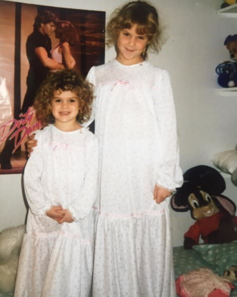 <p>Amy Schumer, throwing it back to when she and younger sister Kim Caramele first fell in love with <i>Dirty Dancing </i>and wore matching nightgowns: “We had the time of our life #swayzemanager #fievel #fbf” -<a href="https://www.instagram.com/p/BHnf-fqBHkG/?tagged=fbf" rel="nofollow noopener" target="_blank" data-ylk="slk:@amyschumer;elm:context_link;itc:0;sec:content-canvas" class="link ">@amyschumer</a> (Instagram) </p>