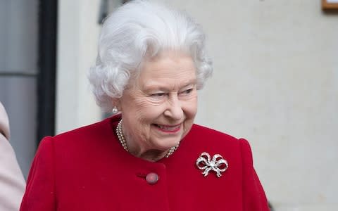 II leaves the King Edward VII hospital following a one-day stay caused by a stomach ailment - Credit: Alastair Grant /AP