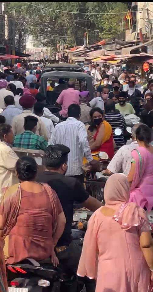 Visuals from a mandi in Kapurthala.