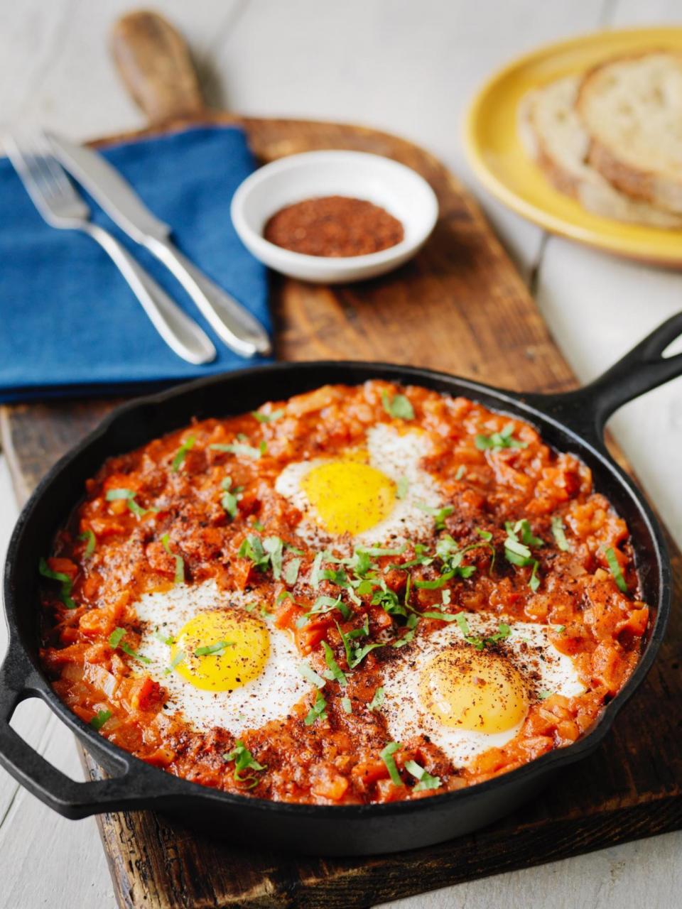 Shakshuka using a Rooted house blend