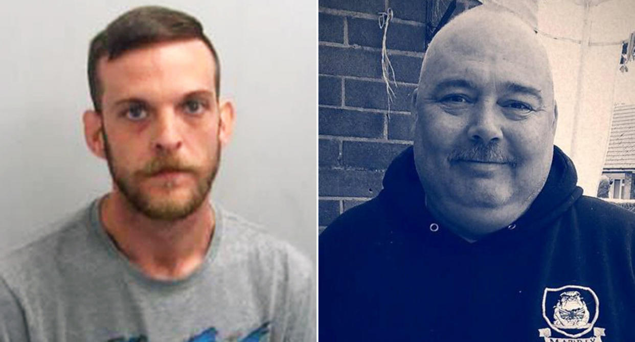 Danny Bostock, left, has been jailed for the murder of fellow coin collector Gordon McGhee, who he stabbed to death in August 2018. Bostock will serve life with a minimum of 30 years.