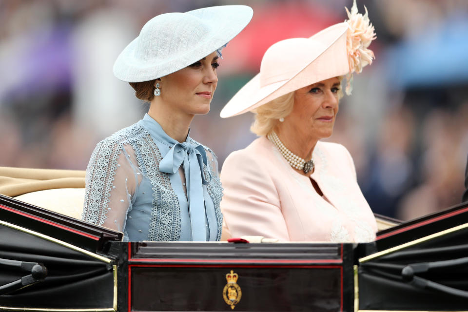 Queen Camilla and Princess Kate