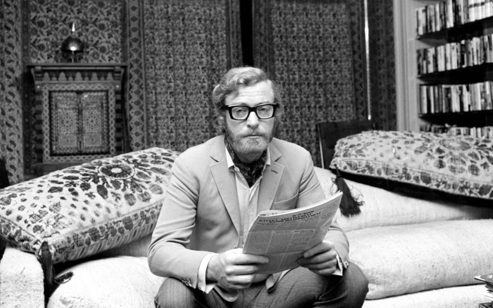 Michael Caine at his home in London in 1969 - Mirrorpix