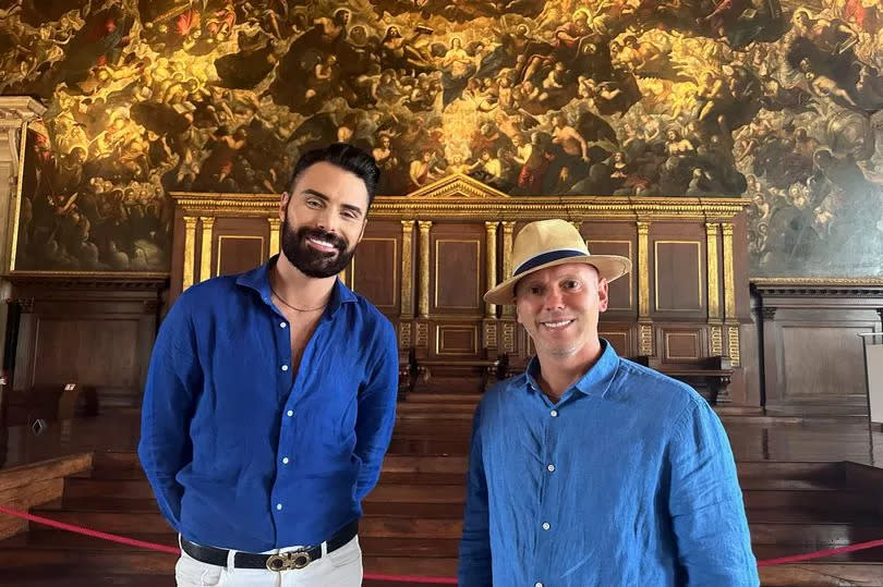 Rylan and Rob Rinder are travelling across Italy for their latest BBC show