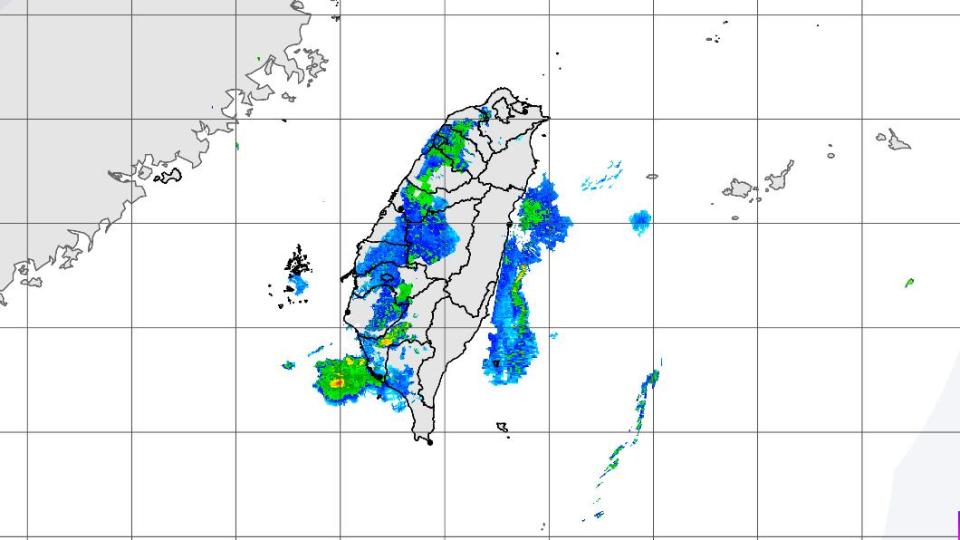 今明兩日天氣大致上穩定。（圖／中央氣象局）