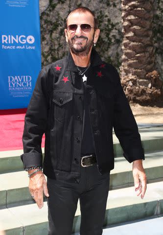 <p>Paul Archuleta/FilmMagic</p> Ringo Starr at his Peace & Love birthday event in 2017.