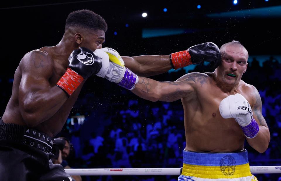 Joshua was a winner on one of the three judges’ scorecards (Action Images via Reuters)