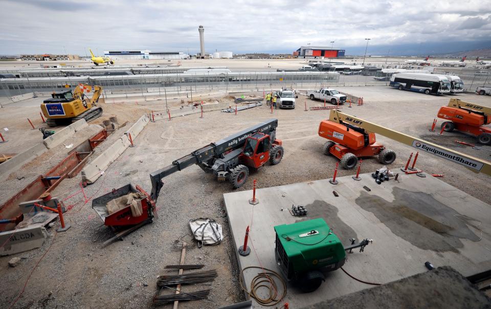 Phase three of the Salt Lake City International Airport construction continues outside of Concourse B in Salt Lake City on Tuesday, June 20, 2023. | Kristin Murphy, Deseret News