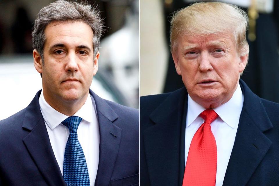 Michael Cohen and Donald Trump