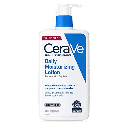 <p><strong>CeraVe</strong></p><p>amazon.com</p><p><strong>$17.78</strong></p><p><a href="https://www.amazon.com/dp/B07RK4HST7?tag=syn-yahoo-20&ascsubtag=%5Bartid%7C10055.g.26290428%5Bsrc%7Cyahoo-us" rel="nofollow noopener" target="_blank" data-ylk="slk:Shop Now;elm:context_link;itc:0;sec:content-canvas" class="link ">Shop Now</a></p><p>With over 8,000 reviews on Amazon, reviewers cannot get enough of this hypoallergenic body lotion. The<strong> lightweight formula is fragrance-free and loaded with ceramides </strong>and <a href="http://www.goodhousekeeping.com/beauty/anti-aging/a32106722/what-is-hyaluronic-acid-benefits/" rel="nofollow noopener" target="_blank" data-ylk="slk:hyaluronic acid;elm:context_link;itc:0;sec:content-canvas" class="link ">hyaluronic acid</a> to hydrate and repair and in Lab tests, it improved skin's moisturization by 37%. Testers ranked it tops for absorbing quickly into skin and most said they'd continue using it. For extra dry skin during the winter, it also comes in a <a href="https://www.amazon.com/CeraVe-Moisturizing-Cream-Daily-Moisturizer/dp/B00TTD9BRC/?tag=syn-yahoo-20&ascsubtag=%5Bartid%7C10055.g.26290428%5Bsrc%7Cyahoo-us" rel="nofollow noopener" target="_blank" data-ylk="slk:rich body cream;elm:context_link;itc:0;sec:content-canvas" class="link ">rich body cream</a> form.</p>