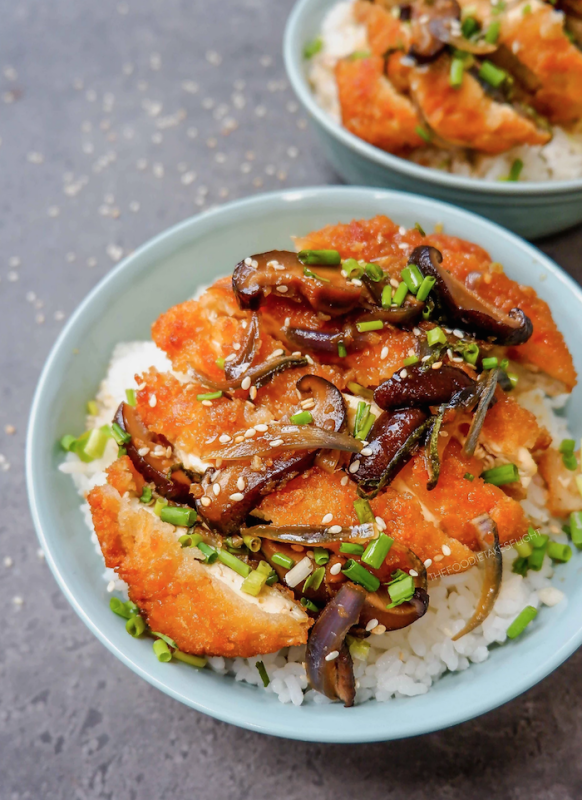 <p>The Foodie Takes Flight</p><p>Made with tofu instead of pork, these Vegan Katsudon Rice Bowls are the bomb.</p><p><strong>Get the recipe: <a href="https://www.thefoodietakesflight.com/post/japanese-style-katsudon-rice-bowls" rel="nofollow noopener" target="_blank" data-ylk="slk:Vegan Katsudon Rice Bowls;elm:context_link;itc:0;sec:content-canvas" class="link ">Vegan Katsudon Rice Bowls</a></strong></p>