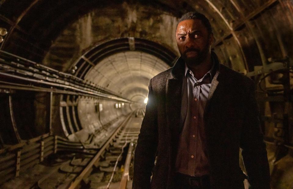 Idris Elba in a tunnel