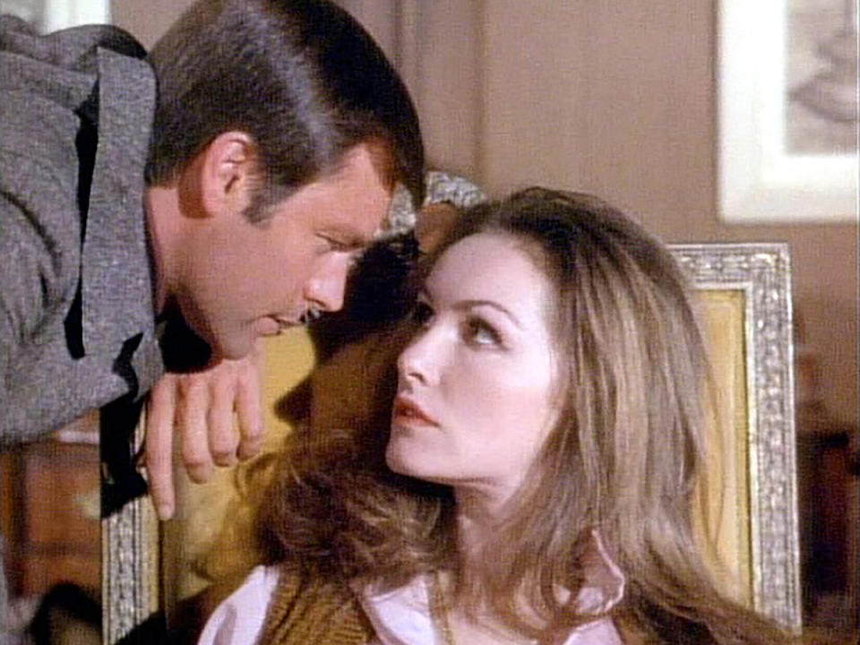 Robert Wagner and Julie Newmar