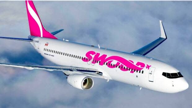 Swoop, operated by WestJet, launched in Hamilton back in 2018 with a trip from Hamilton to Abbotsford, B.C. for just $129. (Swoop - image credit)