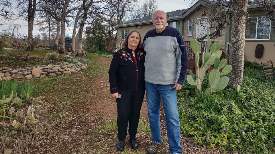 Diana Wright Troxell and her husband Bruce at their home in Cottonwood, California. - Courtesy Diana Wright Troxell