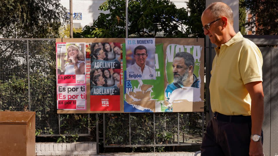 Election posters in Ronda on July 7. - Jon Nazca/Reuters