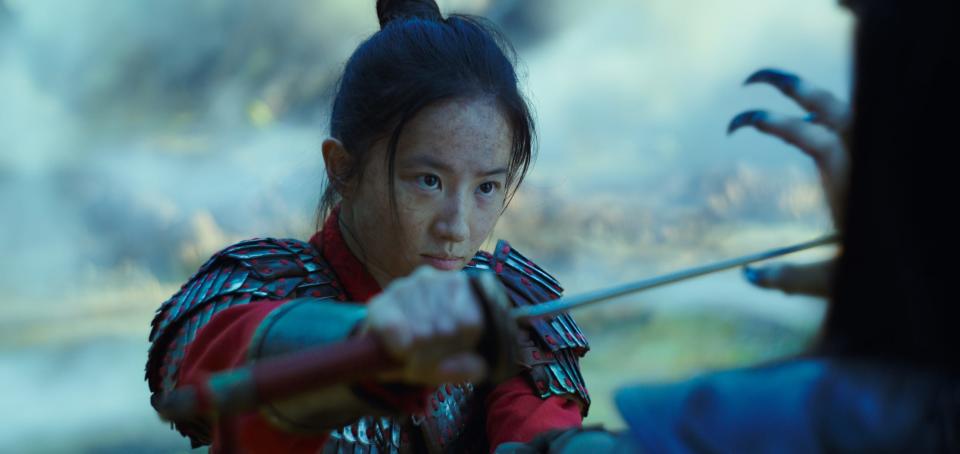 Yifei Liu stars as the title warrior of Disney's live-action redo of "Mulan."