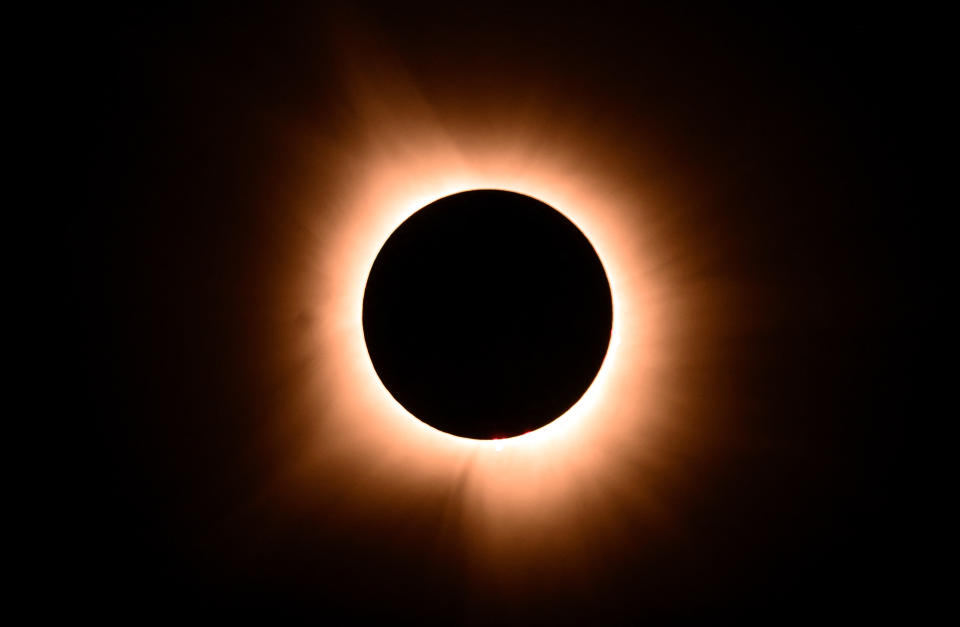 8. Totality in Bloomington, Indiana