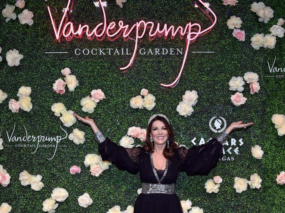 lisa vanderpump at the vanderpump cocktail garden opening