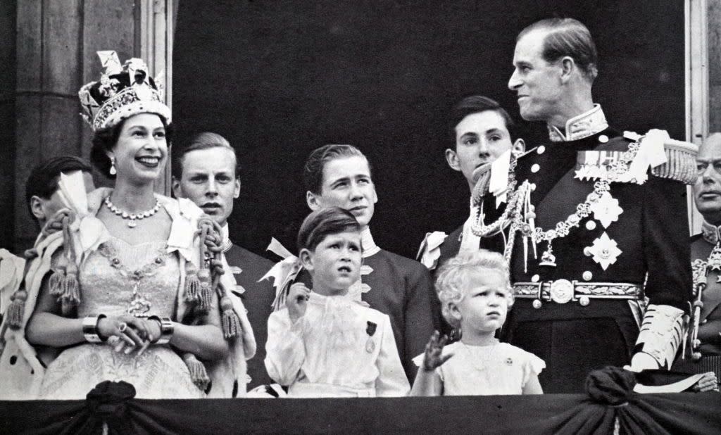 buckingham palace balcony, coronation day