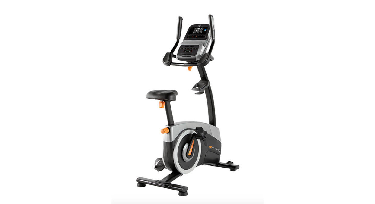 This exercise bike from John Lewis has an oversized seat for comfortable sessions every time. 