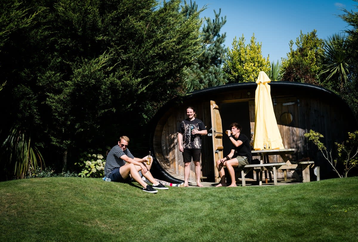 Quirky cave-like glamping huts are about merging indoor living with the outside world (Verity Westcott Photography)