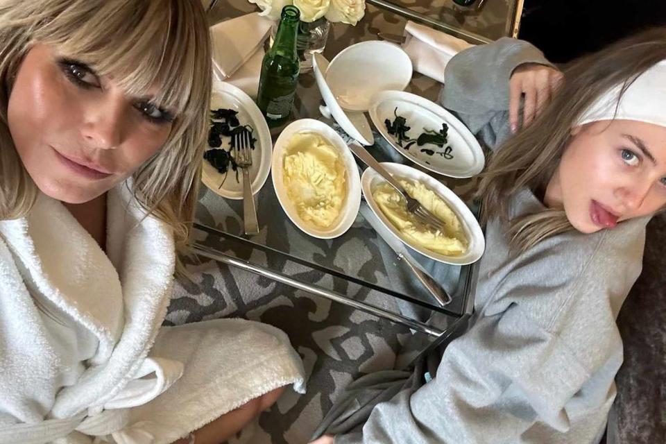 <p>Heidi Klum/Instagram</p> Heidi Klum and daughter Leni