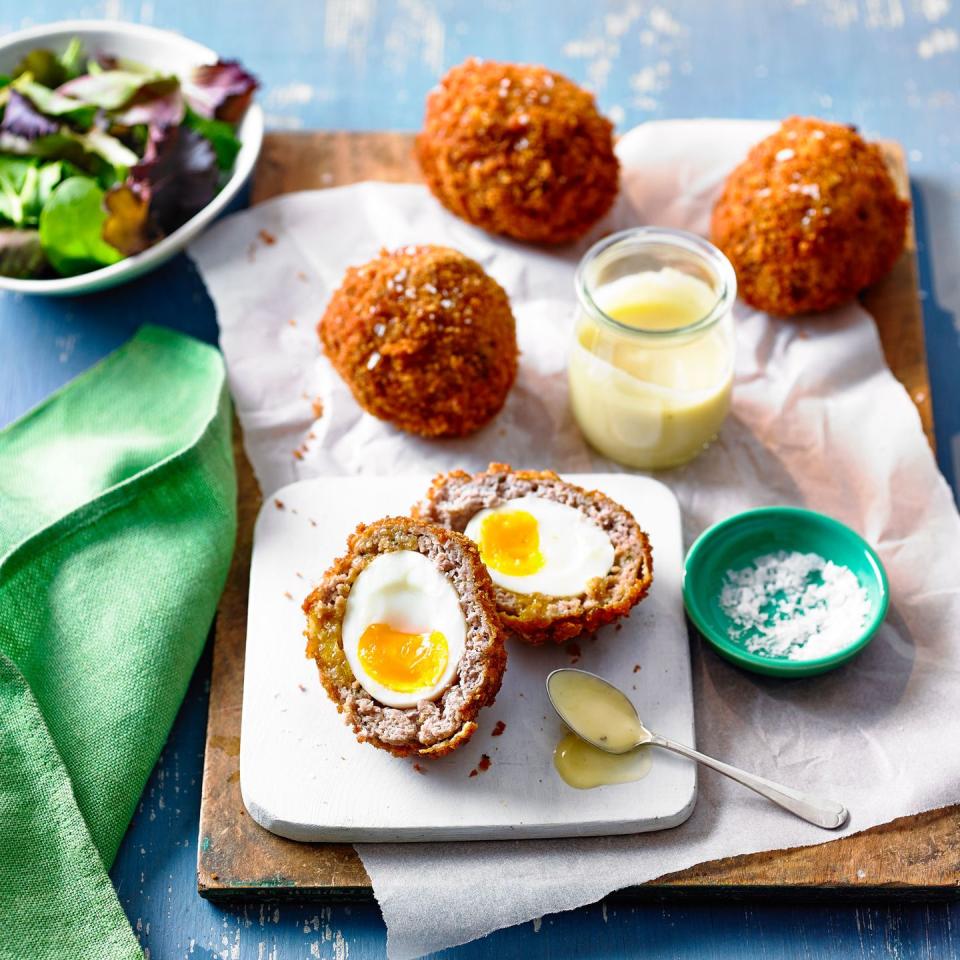 Classic Scotch Egg with Home-made Mustard Mayo