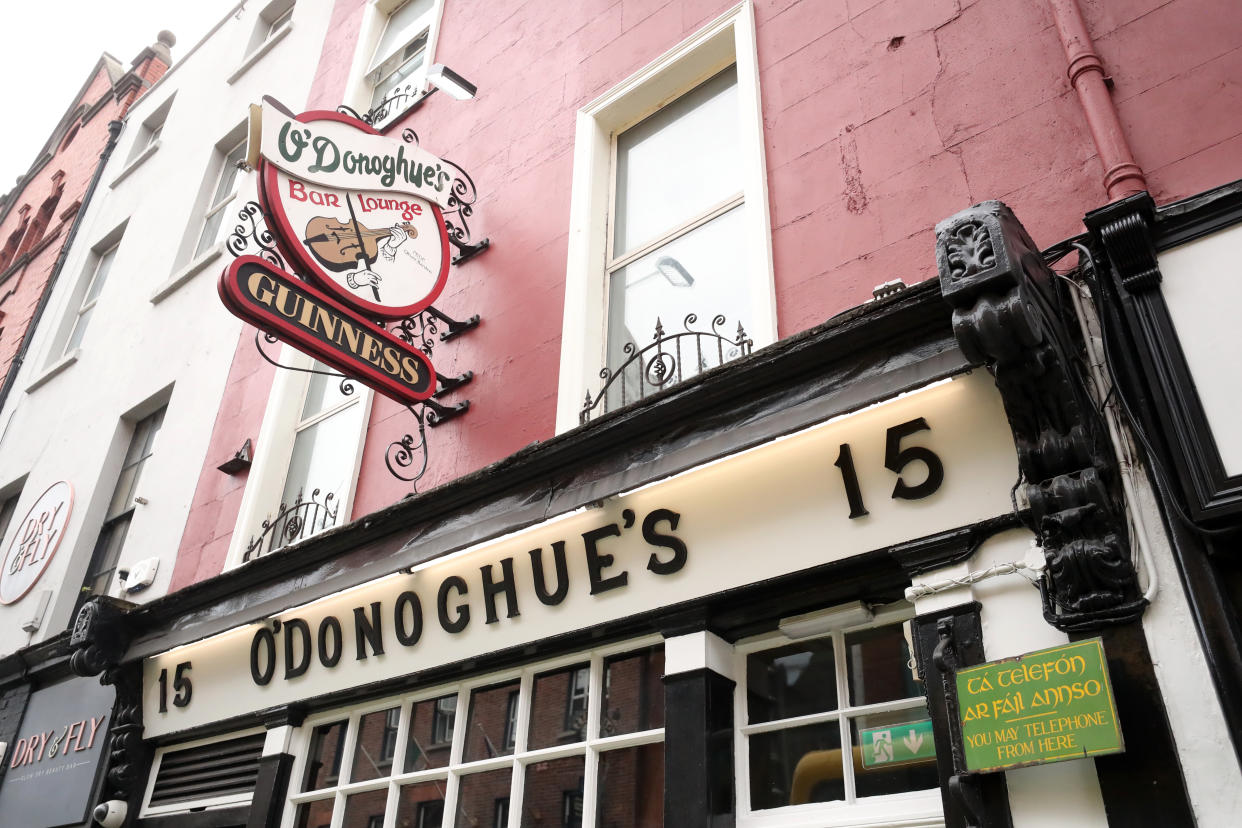 O’Donoghue’s is renowned for its traditional Irish music (Niall Carson/PA)