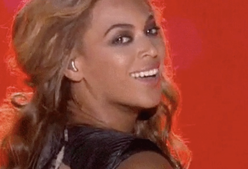 Beyoncé performing at the Super Bowl XLVII halftime show