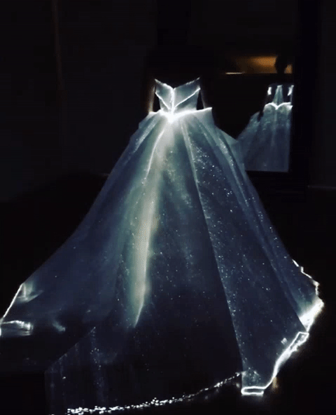 Before the Met Gala Even Started, The Internet Was Smitten With This Light-Up Dress 
