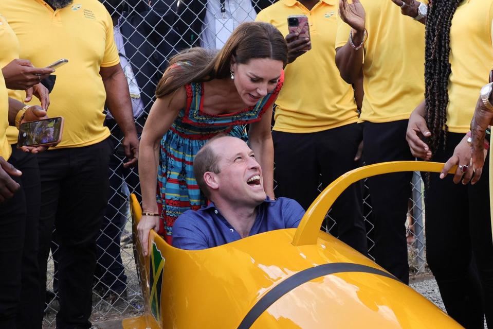 6) Kate Middleton and Prince William in Kingston, Jamaica, March 2022